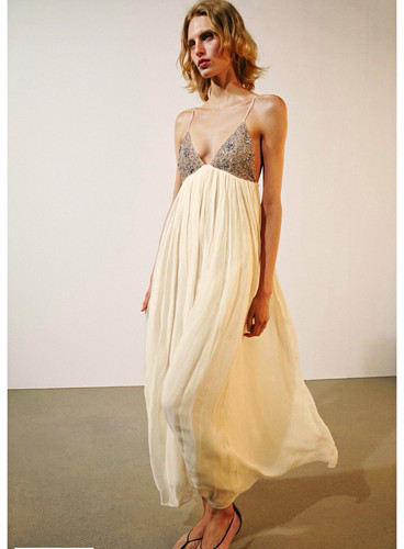 Zara beaded midi dress - midi, dress,