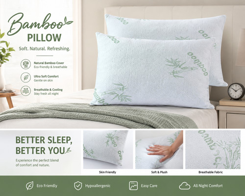 Pack bamboo memory - memory, foam
