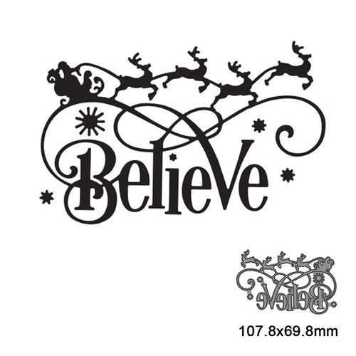 Christmas santa elk believe - christmas,