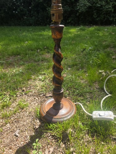Vintage wooden barley twist - wooden,