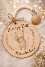 Wooden Pram Tag For Reborn