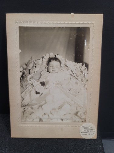 Antique infant post mortem - antique,