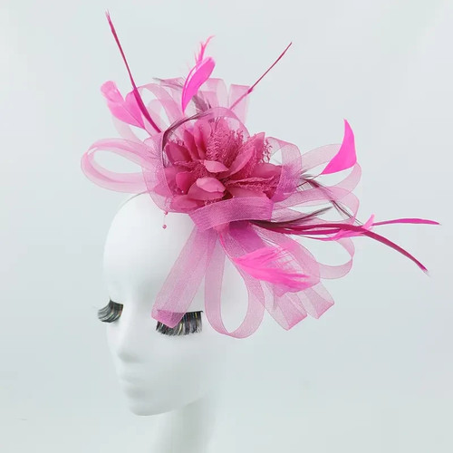 Elegant mesh flowers feather - elegant,