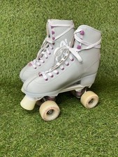 Rio Roller Script Quad Roller Skates Grey/Purple