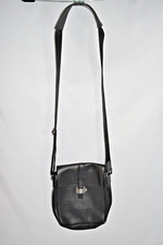 MONTBLANC Black Messenger Shoulder Crossbody Leather Bag