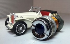 Classic Vintage Car Dash Blue