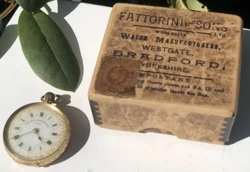 Fattorini and sons 18ct gold - and,
