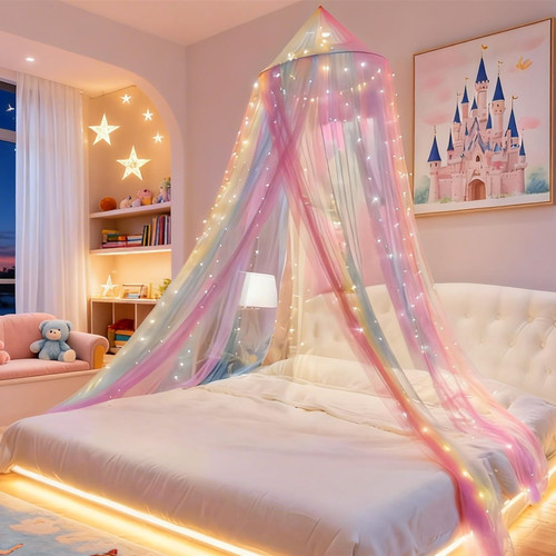 Princess Rainbow Bed Canopy