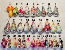 Soviet vintage glass christmas