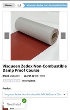 DPC Visqueen Zedex Damp Proof