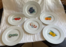 Royal Worcester - Somerset Fruits - 6 x 8.25" Salad/Medium Plates