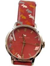 Radley Women's Wristwatch Red Leather Strap Analogue T2710 SK20