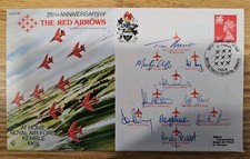 1989 RED ARROWS TEAM Signed