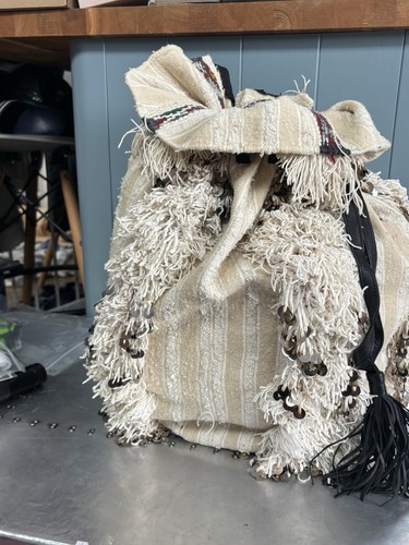 Moroccan handira blanket bag - handira,