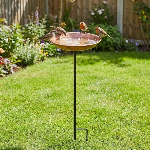 Iron art metal bird feeder - iron,