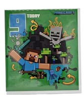 AGE 9   MINECRAFT BIRTHDAY