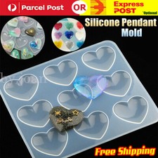 Heart Silicone Pendant Mold