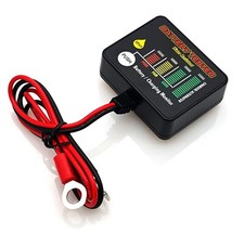 Motorcycle 12v battery - battery, tester