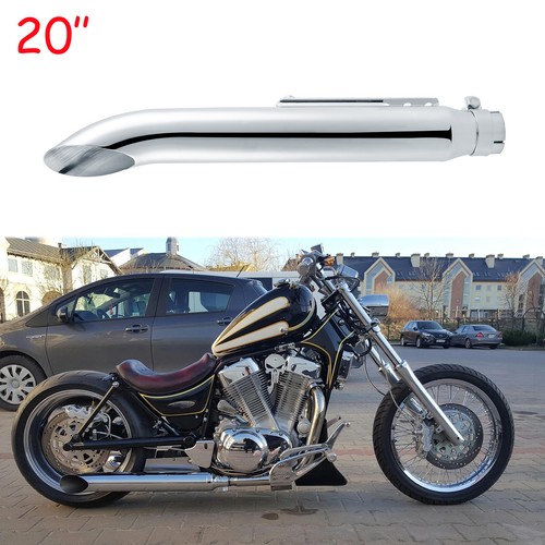 Motorcycle slip on muffler - 20", slip-on
