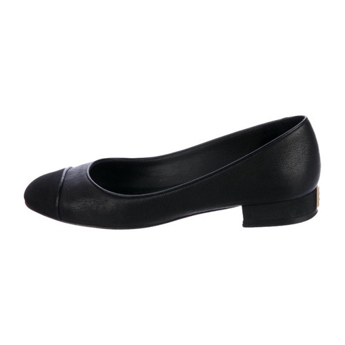 Chanel cap toe flats - toe,