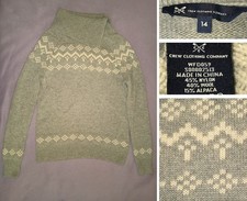 Crew grey nordic pattern - nordic,