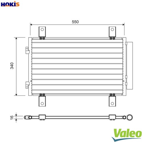 Condenser air conditioning - condenser,