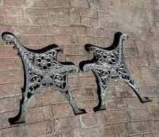 Pair Of Vintage Cast Iron