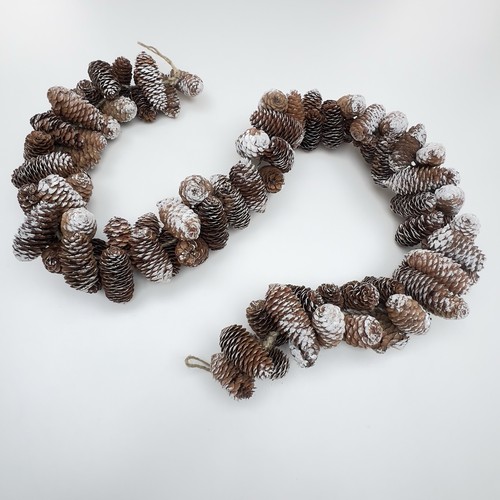 Real pine cone garland - real,