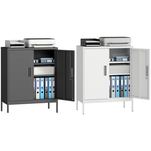 Homcom metal cabinet office - homcom, cabinet,
