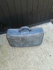 2 x St Michael Faux Leather Suitcases Luggage,Hand Luggage Vintage/Marks Spencer