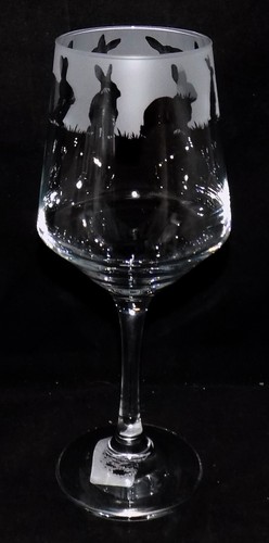 New rabbit hand etched - 'rabbit',