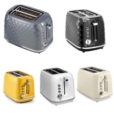 toasters Diamond Textured 2-Slice Toaster