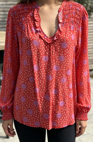 Pyrus london smocked blouse - pyrus,