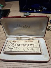 Lovely Vintage Rosita Pearls Box &Guarantee From 1961-Purchased in Selfridges 