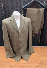 JOHN BROCKLEHURST TWEED HUNTING /SHOOTING JACKET 42" WITH BREEKS/PLUS TWOS 34R