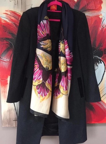 100 silk scarf large - 100%, &