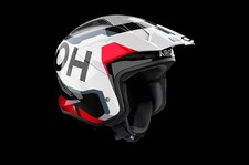 Airoh TRR2 Jupiter Red Gloss Trials Helmet Open Face Bike Beta Rev Montesa