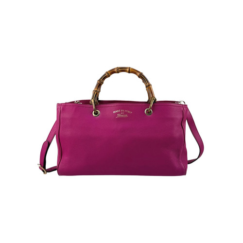 Gucci fuchsia leather medium - fuchsia,