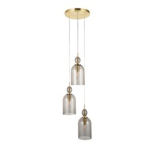 Smoked glass satin - smoked,