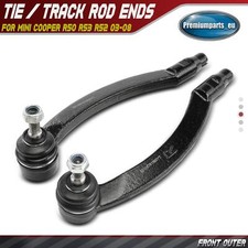 2x Track Tie Rod Ends Front