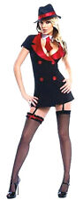 Ann Summers Gangster Girl Fancy Dress Costume Outfit - Dress Only Size 10-12