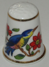 Aynsley Bone China Ceramic Thimble - Pembroke Pattern - Made in England /TB36