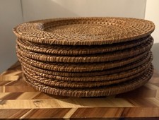 (8) VTG Woven Wicker Rattan