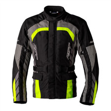RST Alpha 5 Black/Fluo-Yellow Touring Urban Waterproof Motorcycle Jacket