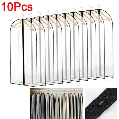 10pcs clear polythene garment - polythene,
