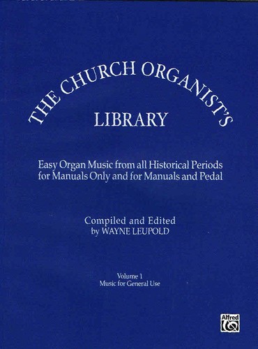 The church organist - church, library