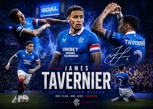 James tavernier rangers signed - james,