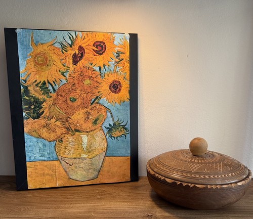 Hand made chip carved design
