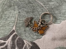 butterfly keyring