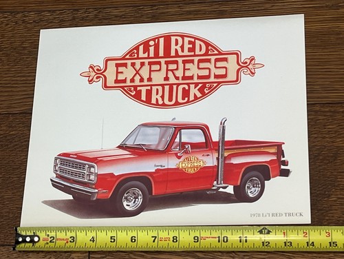 Vintage dodge 1978 - li'l, red